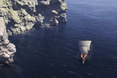 Trireme at sea